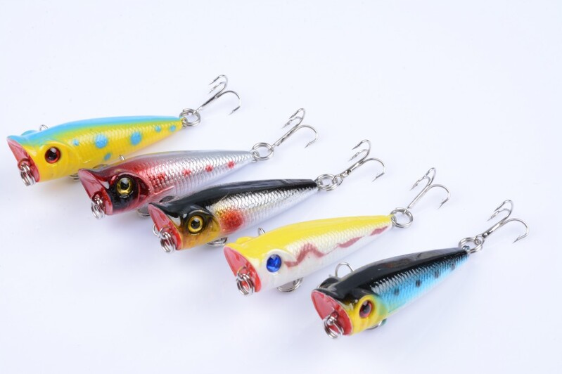 Fishing Lure Popper Bait Set  5 5cm Poppers Fishing Lure