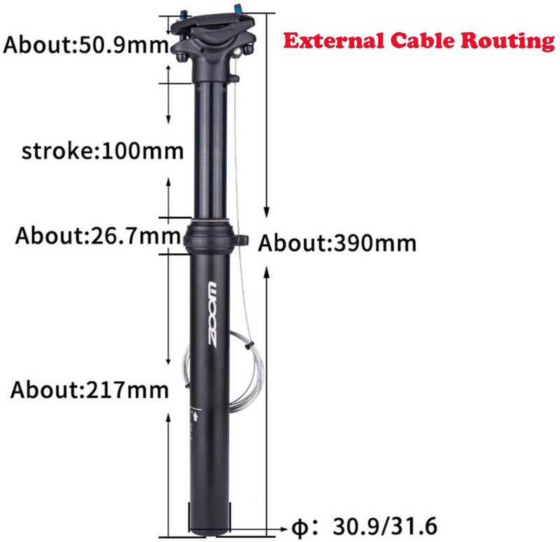 Dropper seatpost hot sale zoom