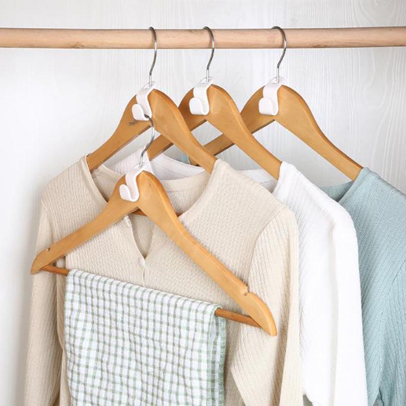 20/100 Space Saving Clothes Hanger Connector Hooks Cascading