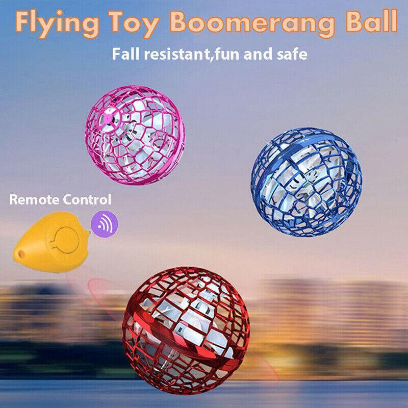 Flying Magic Ball Flying Toys for Children Flying Spinner Hand Control  Drone Helicopter with Light Children Sports Ball - AliExpress