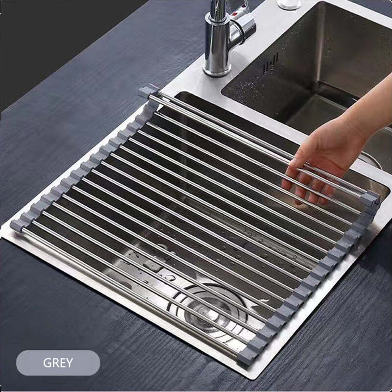 Roll-up Sink Dish Drying Rack Drying Mat with 304 - China Kitchenware and  Kitchen Tool price