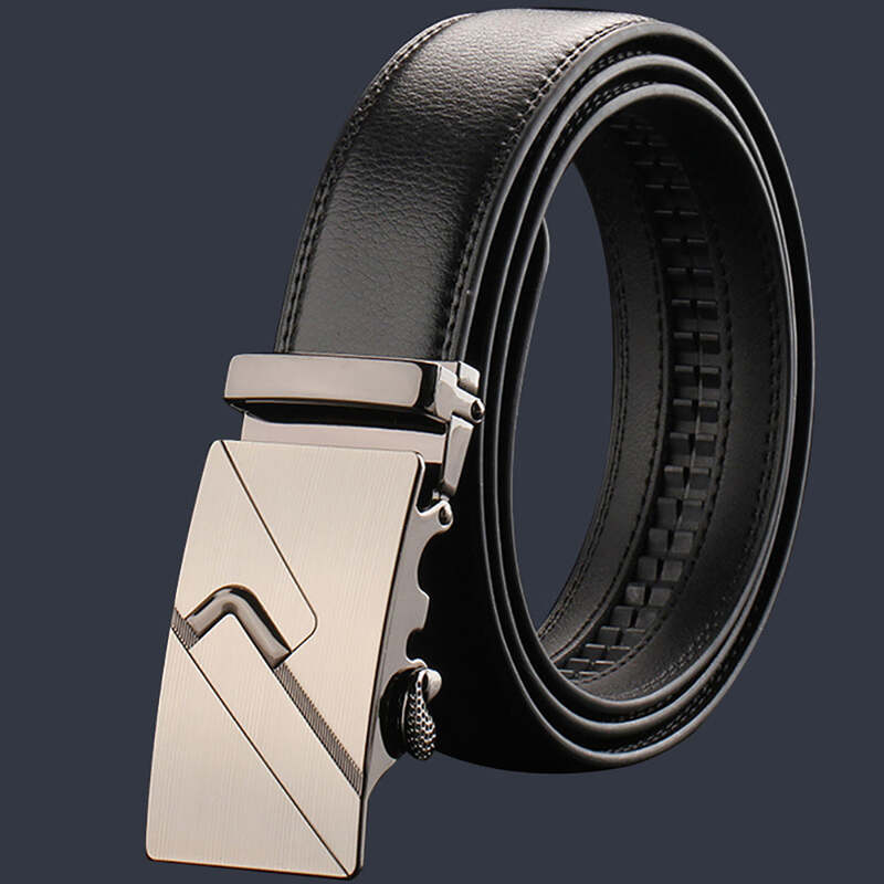 Luxury Leather Slide Belt Strap