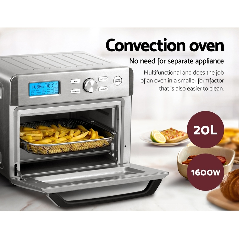 Gourmia 16-in-1 Digital Air Fryer Toaster Oven Stainless Steel GTF7600 -  Best Buy