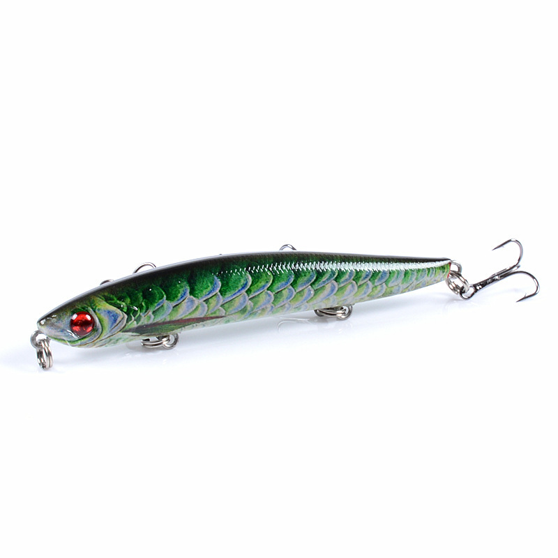 6x Popper Poppers 9.3cm Fishing Lure Lures Surface Tackle Fresh