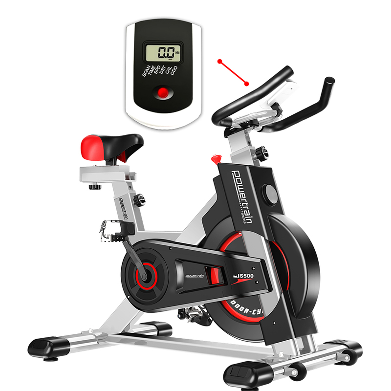 Powertrain heavy flywheel 2024 exercise spin bike