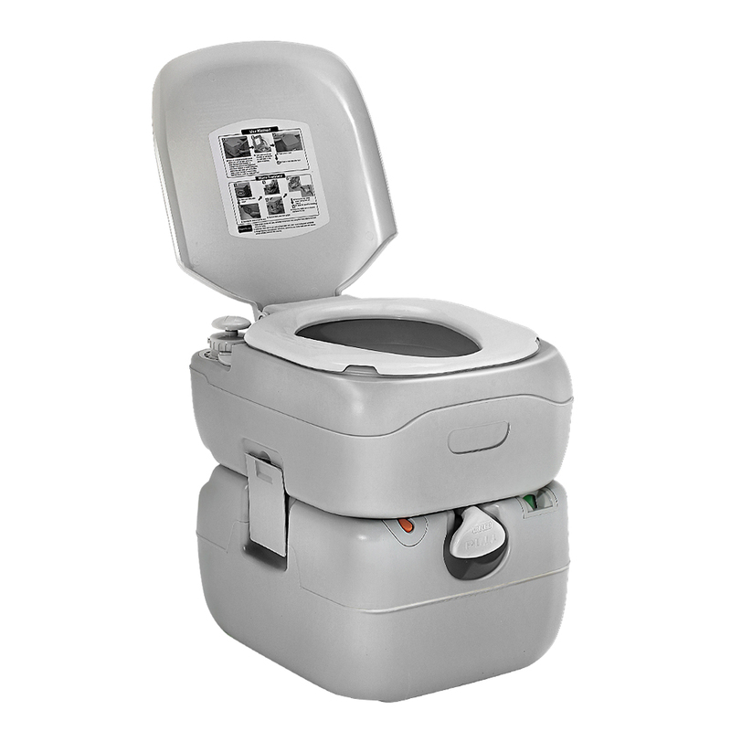 Weisshorn 22L Portable Camping Toilet Outdoor Flush Potty Boating   BO20 DS 13477 