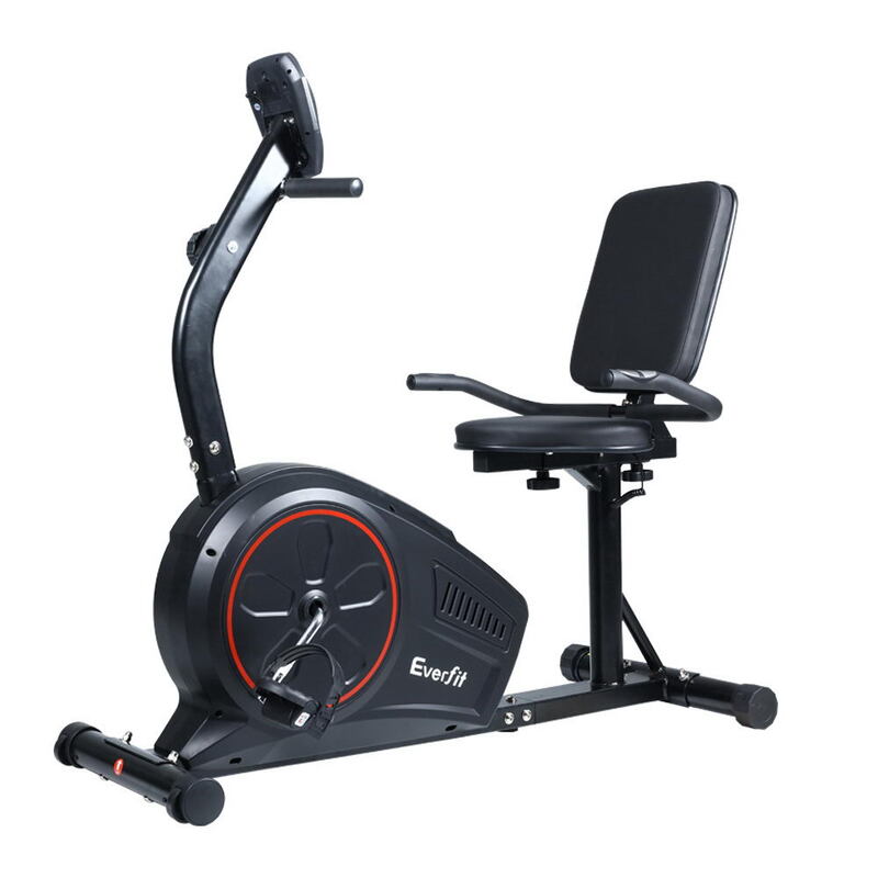 Everfit Exercise Bike Magnetic Recumbent Indoor Cycling Home Gym Cardio ...