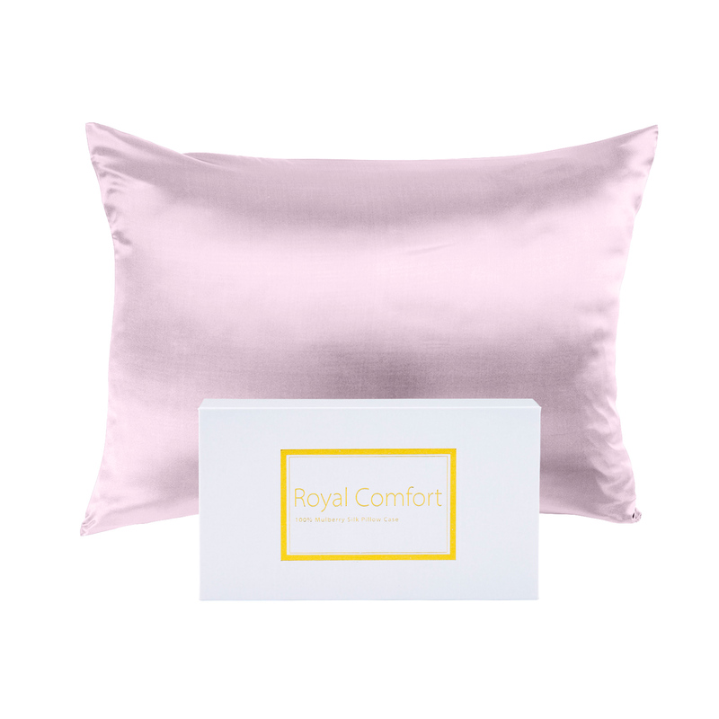 Royal Comfort Pure Silk Pillow Case 100% Mulberry Silk