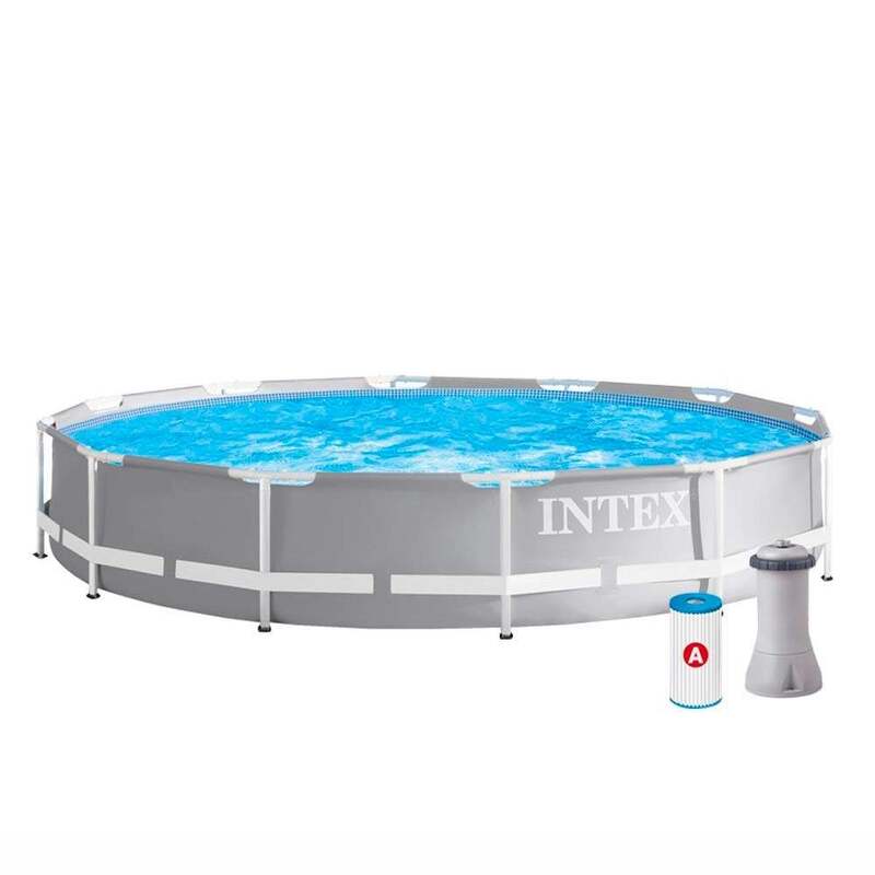 Intex 3.66m X 76cm Prism Frame Premium Pool Set