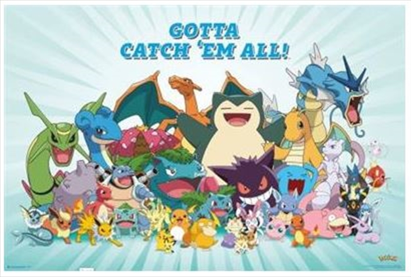 Poster Pokemon - All Time Favorites