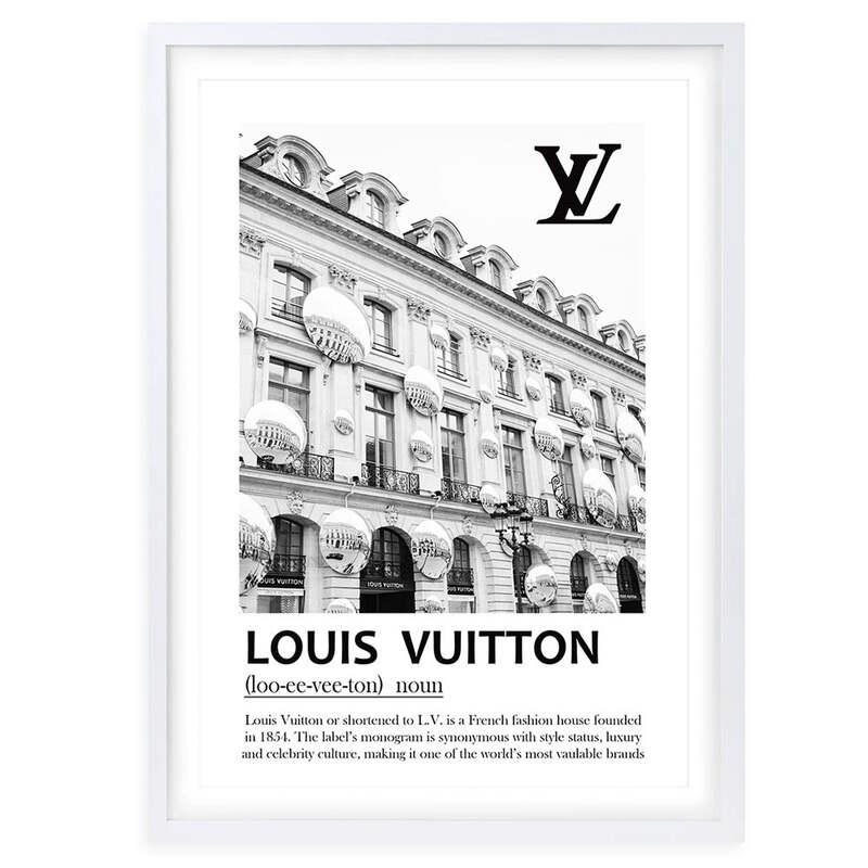 Wall Art's Louis Vuitton Building Framed A1 Art Print - Bunnings Australia