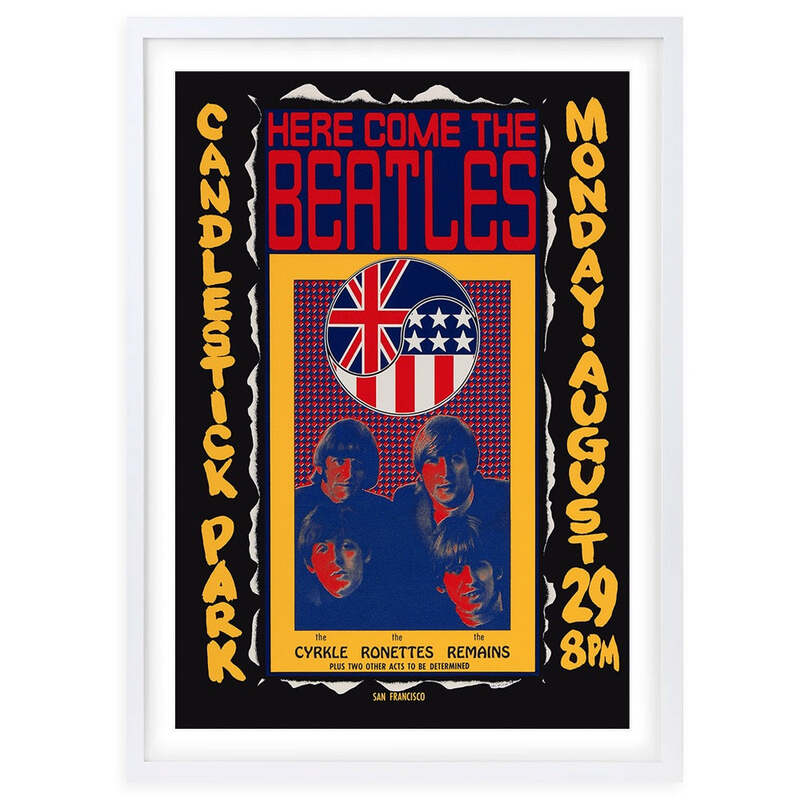 Wall Art's The Beatles - The Ronettes - Candlestick Park Large