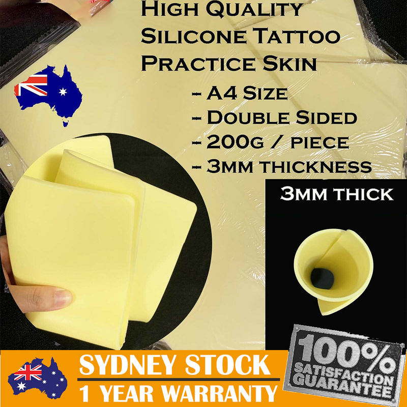 Blank tattoo skin practice-5 Tattoos practice skin soft silicone double- sided 7.4 x 5.6 inches (about 18.8 x 14.2 cm) thin tattoo eyebrows practice  skin, suitable - Walmart.com