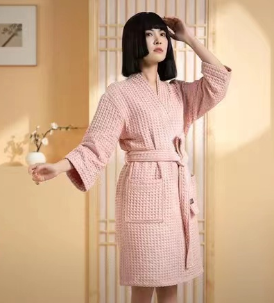 Soft & Elegant Waffle Spa Robe