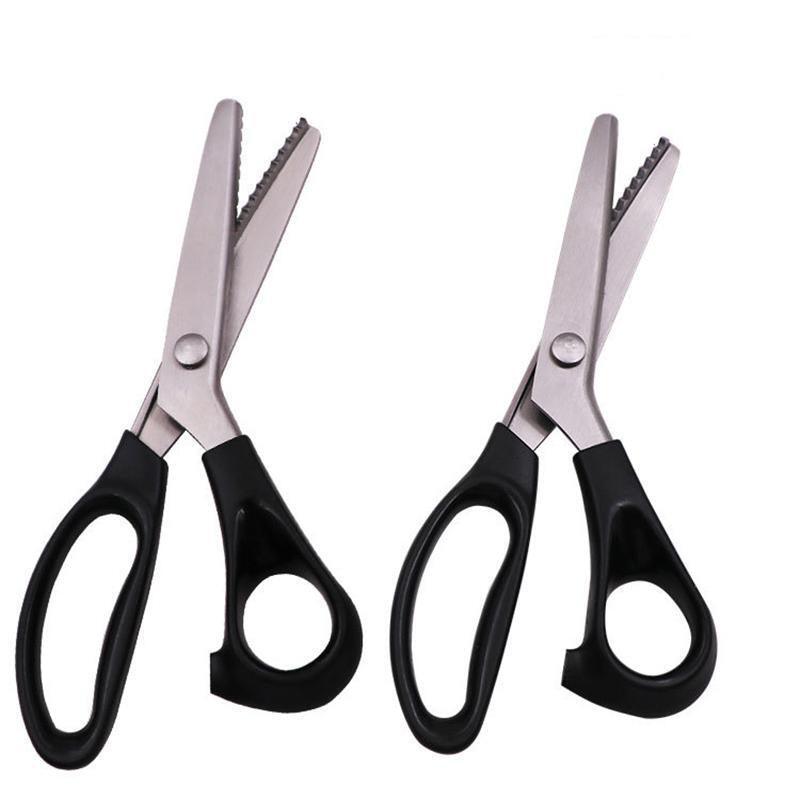 2-Piece Bundle of Zig Zag Scissors & Scalloped Pinking Shears 100