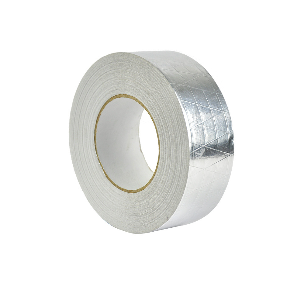 Aluminium Foil Tape Reinforced adhesive sealing Duct Silver 50mm x 50M ...